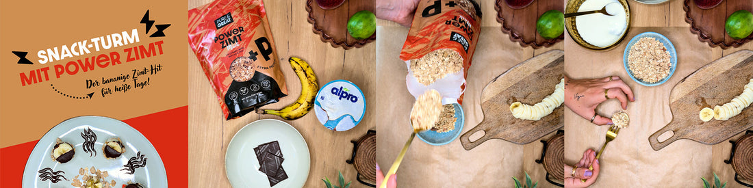 Frozen Zimt-Bananen-Snack mit Power Zimt: Der süße Snack aus dem Gefrierfach