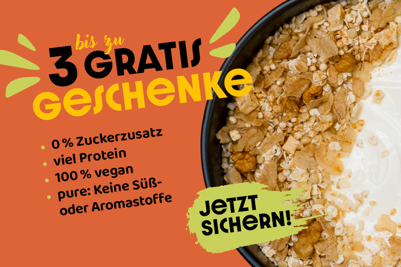 Aktion: Müsli & Porridge geschenkt
