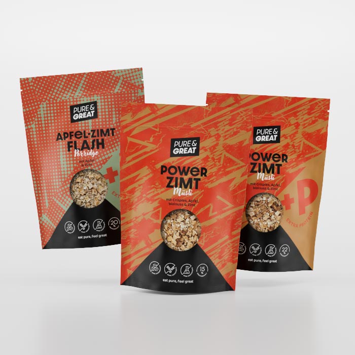 Zimt Müsli und Porridge Bundle