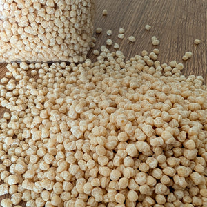 Nahaufnahme von Protein Sojacrispies